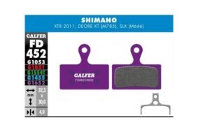 1652- 452 PASTILLAS GALFER E-BIKE SHIMANO XTR-XT-SLX PRO¬