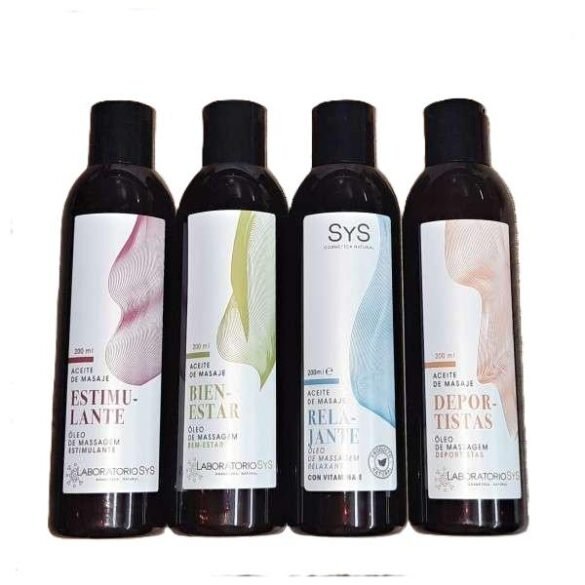 Aceite de masajes bienestar Sys