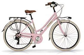 BICICLETA VIA VENETO ELEGANCE LADY 28  18vel ROSA