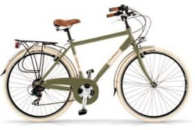 BICICLETA VIA VENETO ELEGANCE MAN 28  18vel VERDE