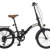 BICICLETA VIA VENETO PLEGABLE VIA 20  6VEL NEGRA