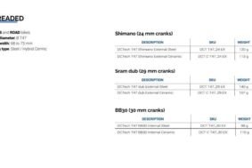 Pedalier Bikone T47 ID24mm EXTERNO