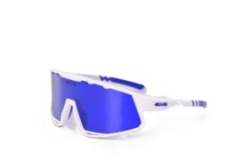 GAFAS 4KAAD MIRADOR SHINY WHITE BLUE- BLUE MIRROR