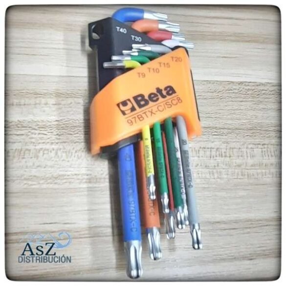 Juego de 8 llaves Torx® Beta