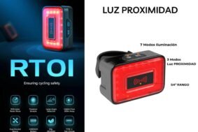 LUZ TRASERA RIDERS RD-250T SENSOR PROXIMIDAD