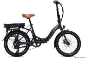 BICICLETA VIA VENETO E-VIA BIKE 20" NEGRO