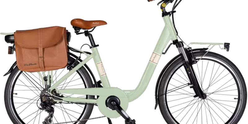 BICICLETA VIA VENETO CLASSIC E-BIKE LADY 28" VERDE