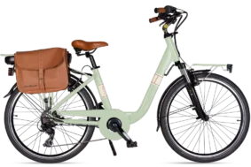 BICICLETA VIA VENETO CLASSIC E-BIKE LADY 26" VERDE