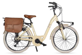 BICICLETA VIA VENETO CLASSIC E-BIKE LADY 24" BEIGE