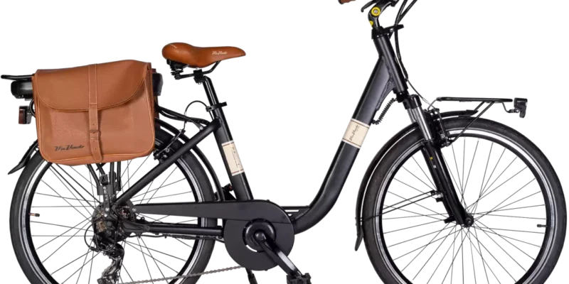 BICICLETA VIA VENETO CLASSIC E-BIKE LADY 28" NEGRO