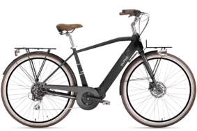 BICICLETA VIA VENETO E-LITE MOTORE CENTRAL MAN NEGRO